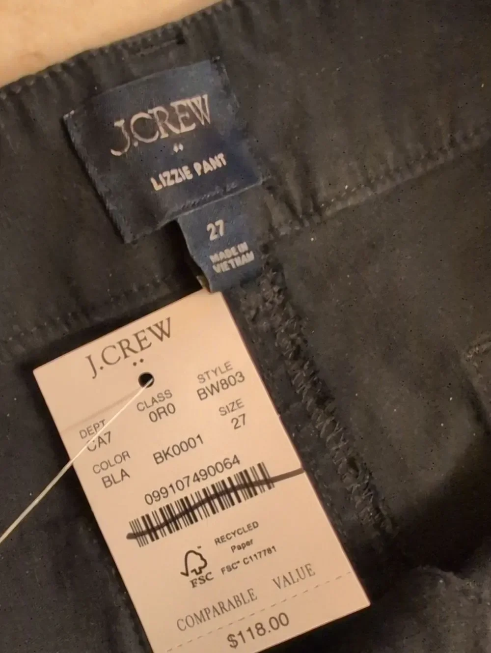 J. Crew new tag